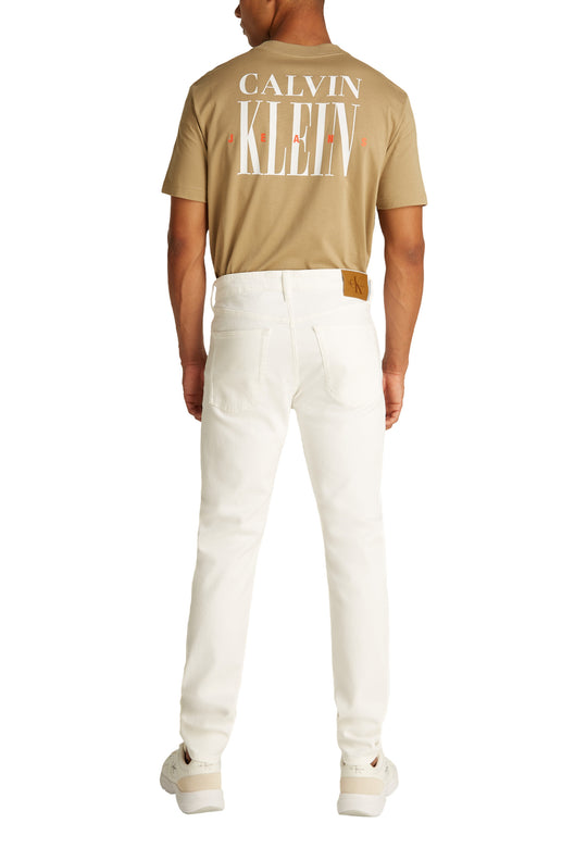 Jean Calvin Klein Jeans couleur blanc — vue 2
