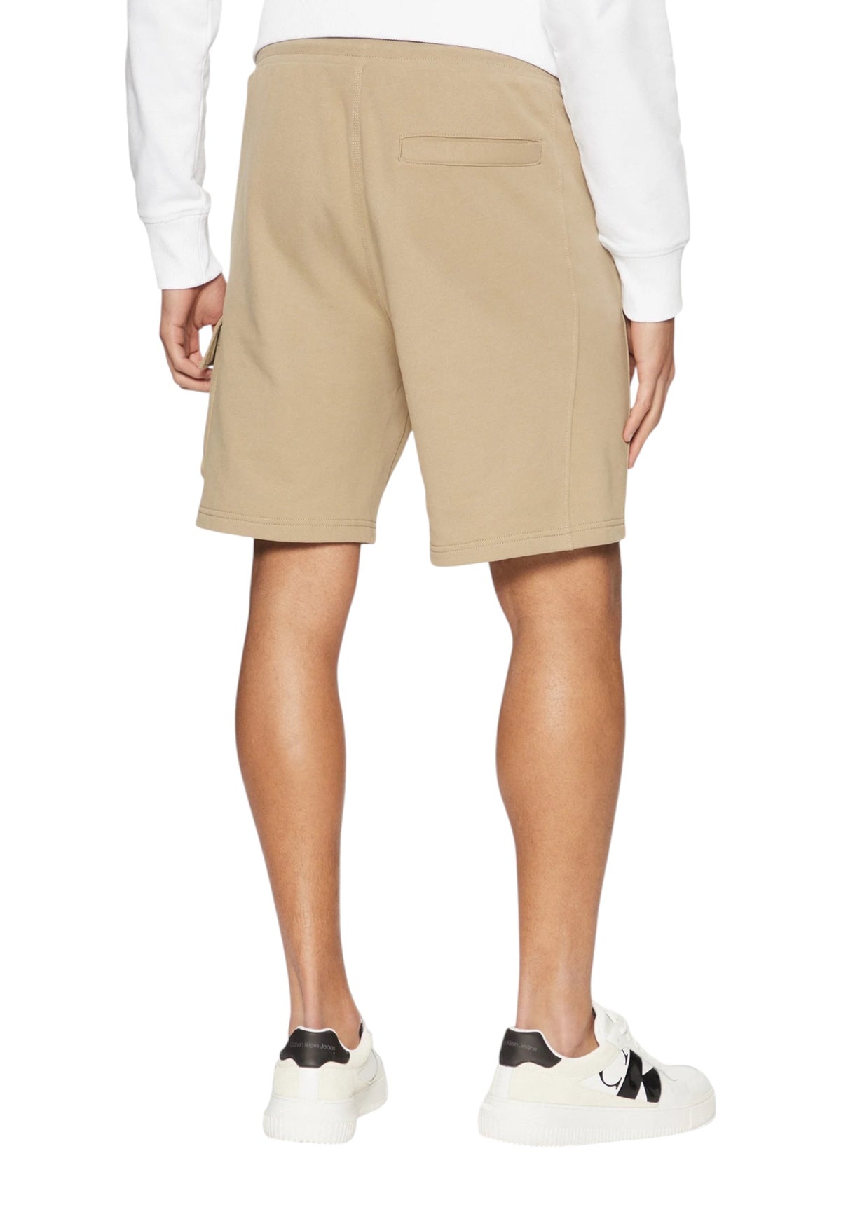 Bermuda Calvin Klein Jeans couleur beige — vue 2