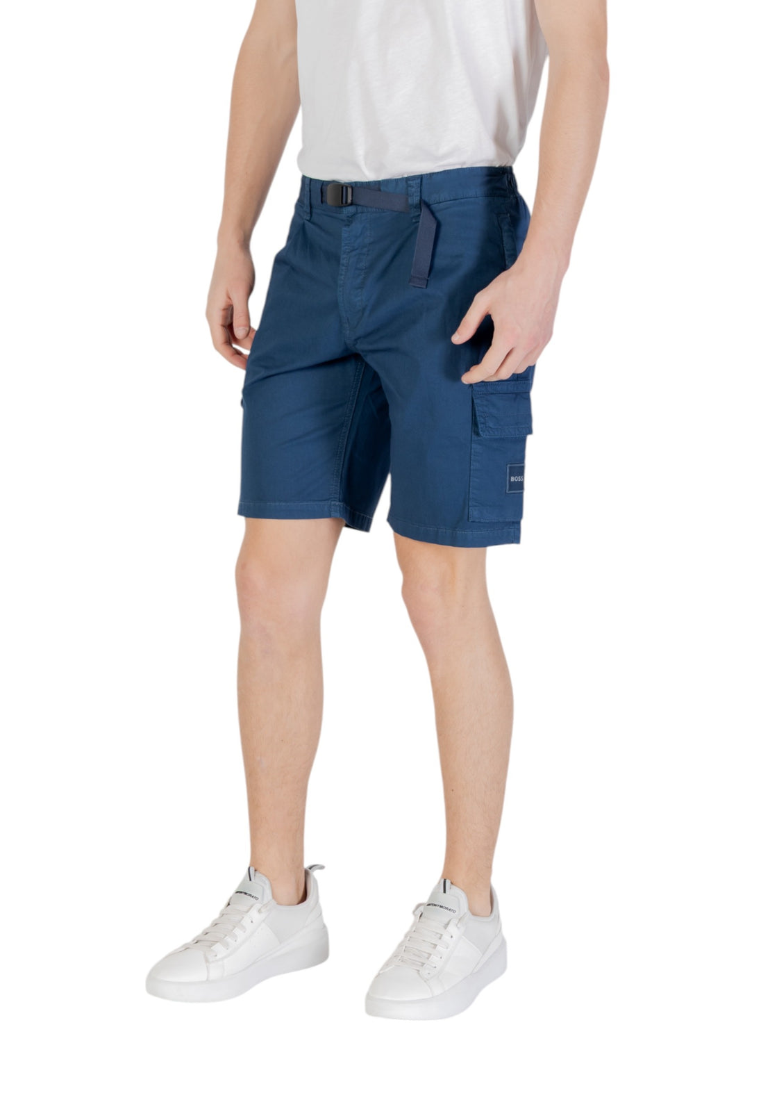 Bermuda Boss couleur bleu — vue 3