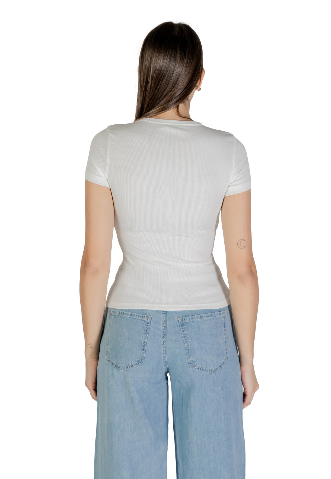 T-shirt Tommy Hilfiger Jeans couleur beige — vue 2