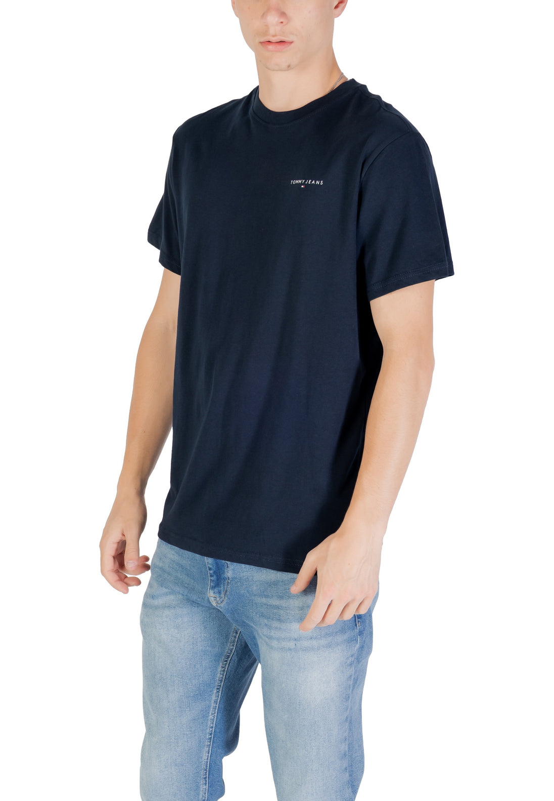T-shirt Tommy Hilfiger Jeans couleur bleu — vue 4