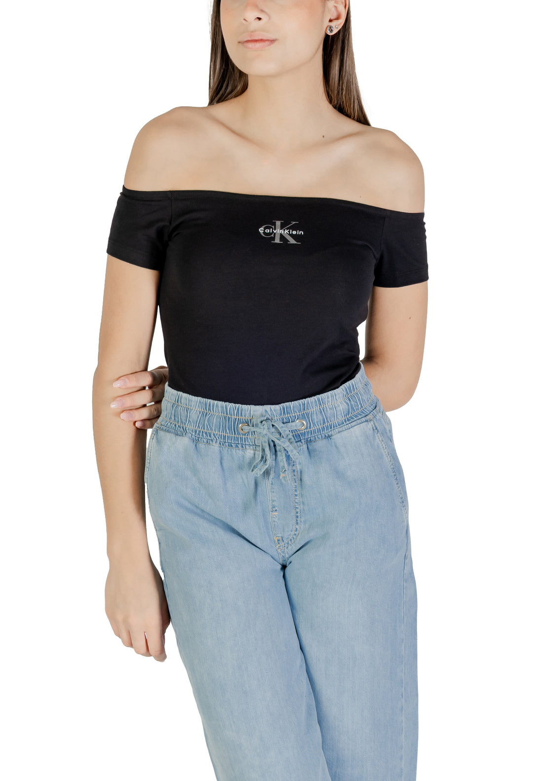 Top Calvin Klein Jeans couleur noir — vue 5