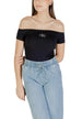 Top Calvin Klein Jeans couleur noir — vue 5