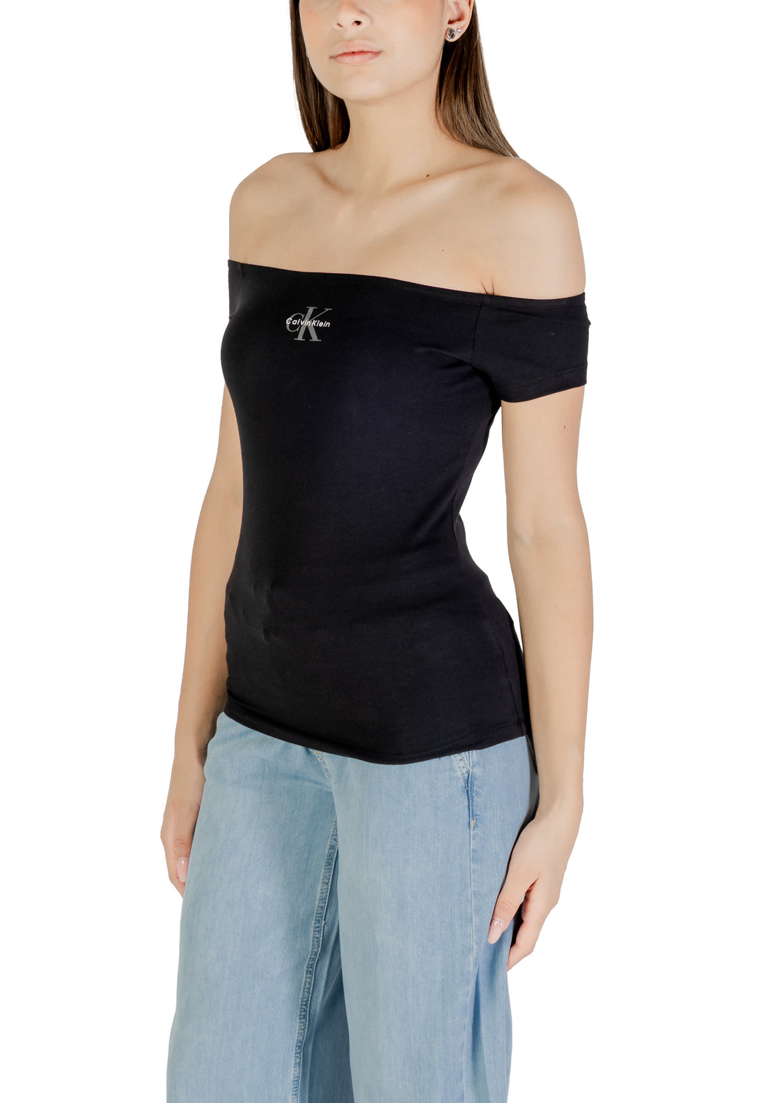 Top Calvin Klein Jeans couleur noir — vue 4
