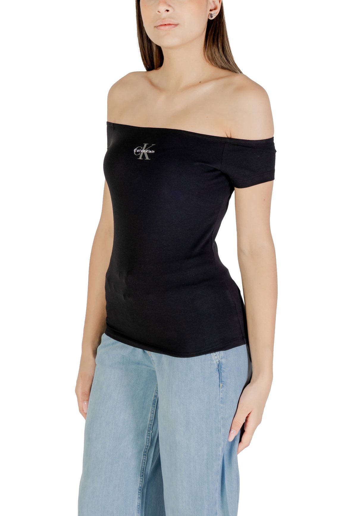 Top Calvin Klein Jeans couleur noir — vue 4