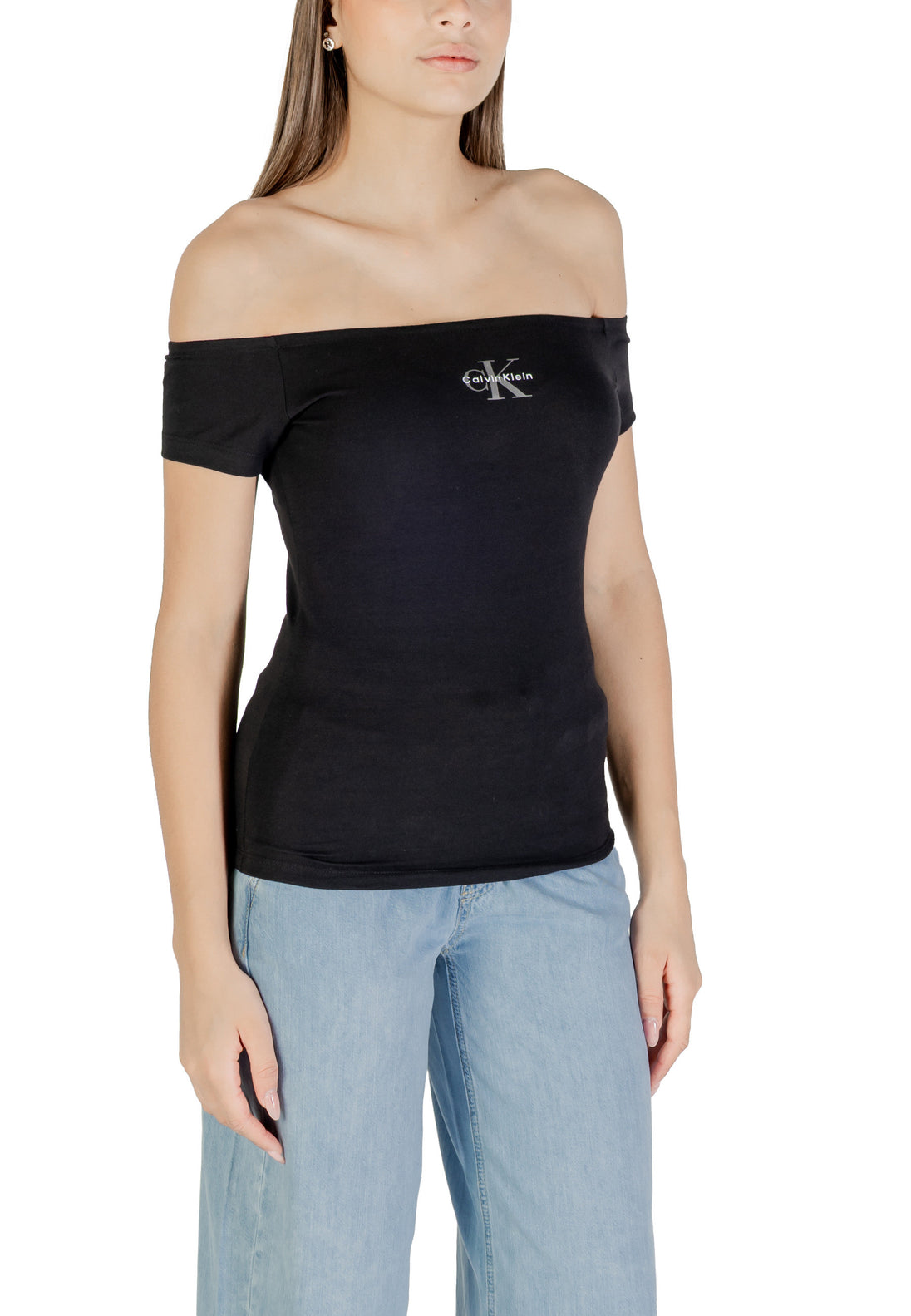 Top Calvin Klein Jeans couleur noir — vue 3