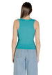 Débardeur Calvin Klein Jeans couleur bleu azur — vue 2