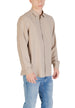 Chemise Antony Morato couleur beige — vue 3