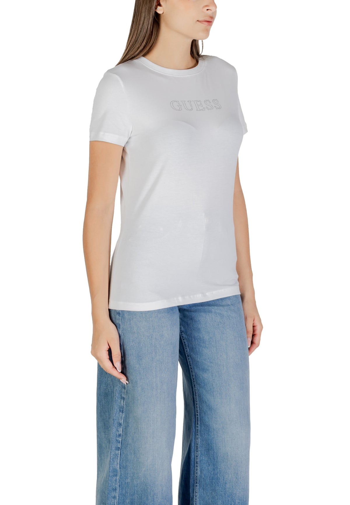 T-shirt Guess Active couleur blanc — vue 3