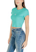 Top Calvin Klein Jeans couleur turquoise — vue 4