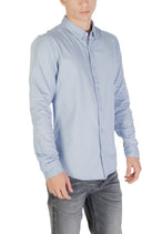 Chemise Only & Sons couleur bleu azur — vue 3