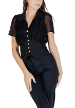 Blouse Morgan De Toi couleur noir — vue 5