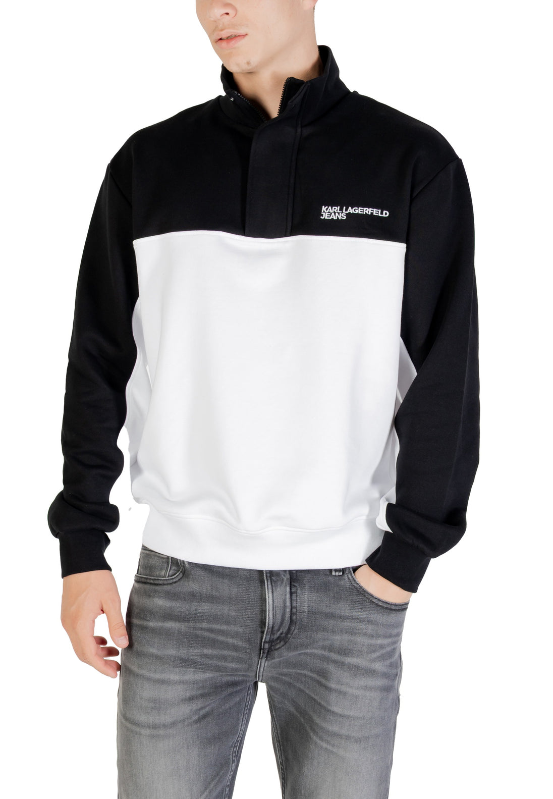 Sweat Karl Lagerfeld Jeans couleur noir — vue 5