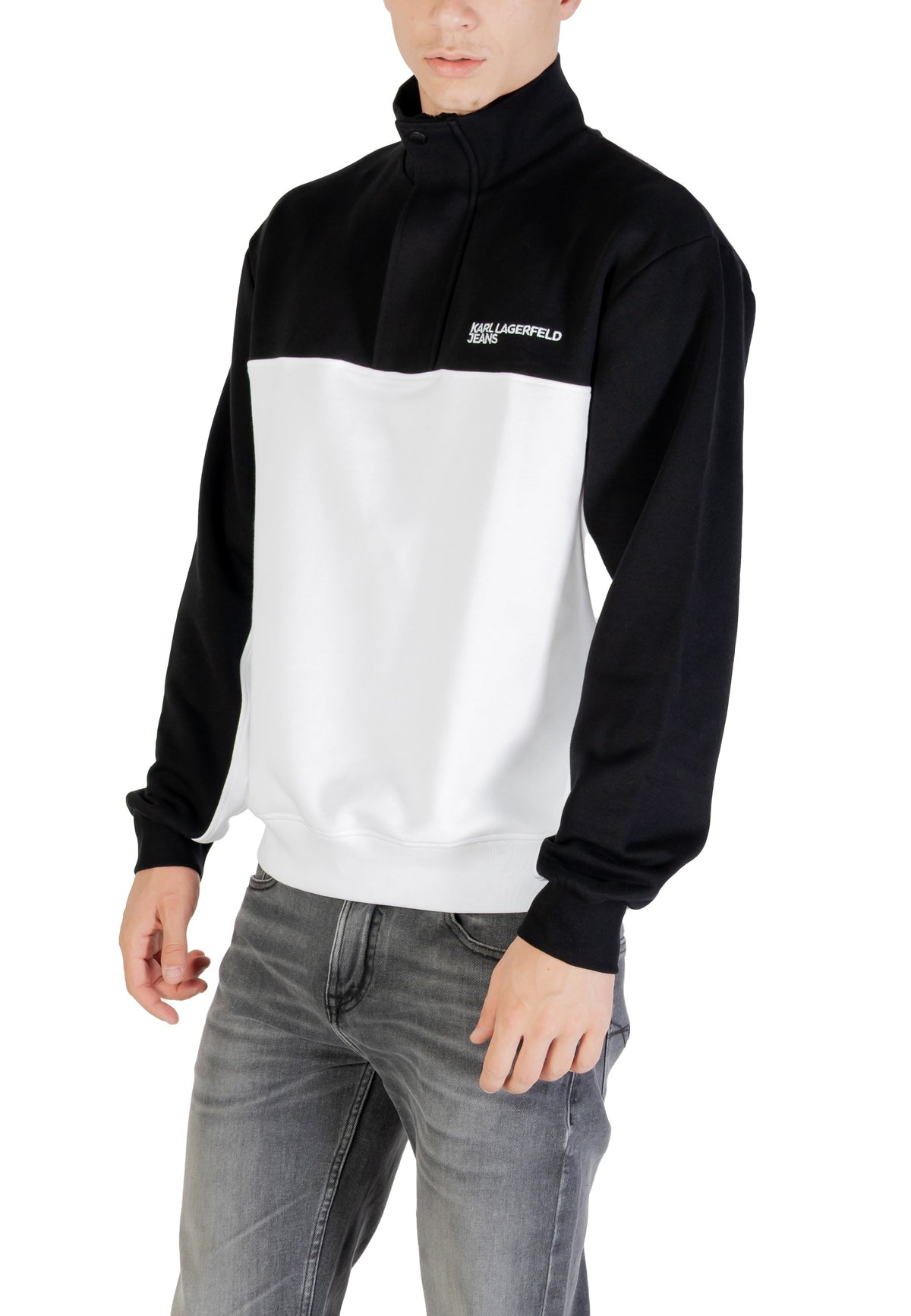 Sweat Karl Lagerfeld Jeans couleur noir — vue 4
