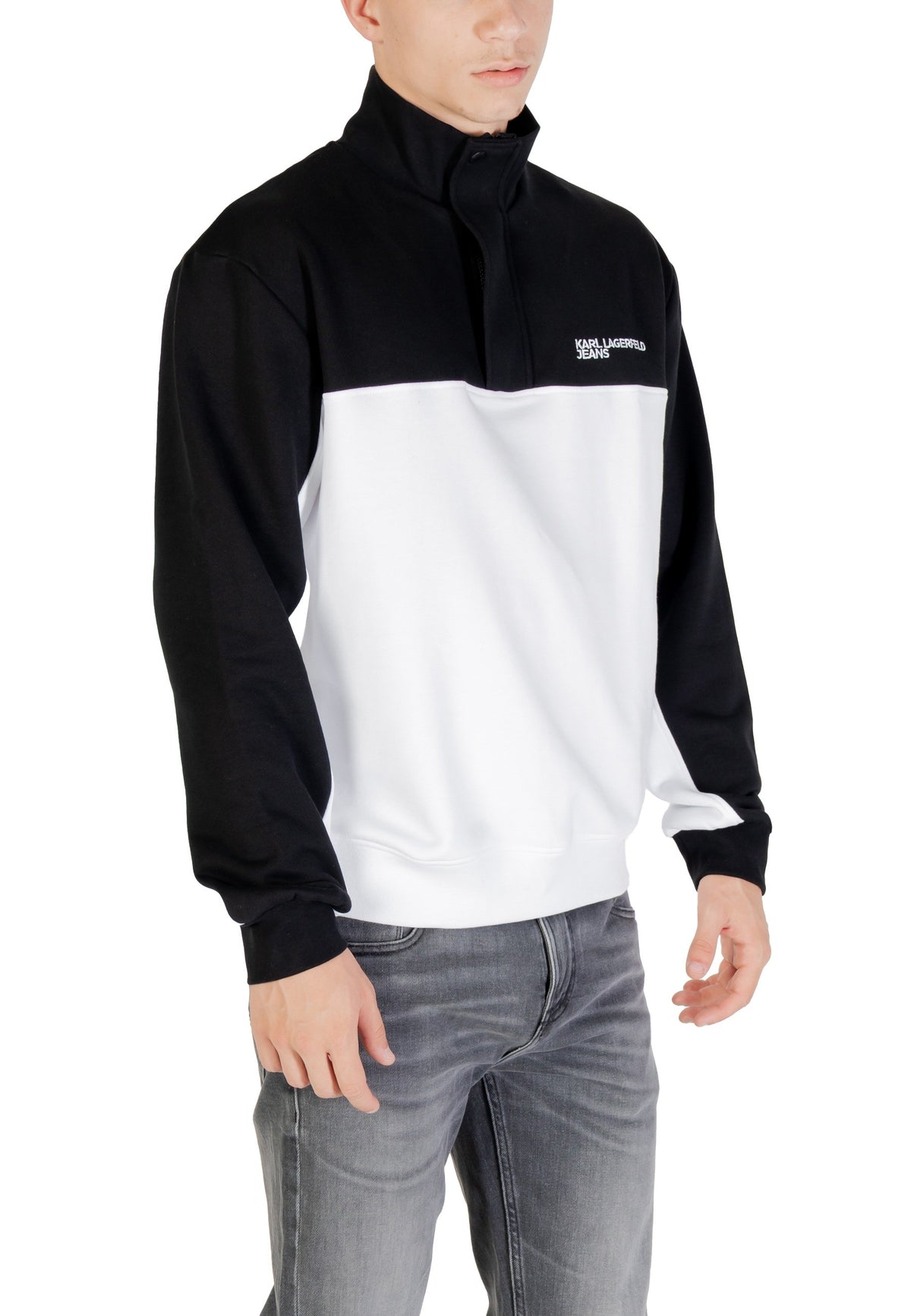 Sweat Karl Lagerfeld Jeans couleur noir — vue 3
