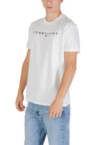 T-shirt Tommy Hilfiger Jeans couleur blanc — vue 4