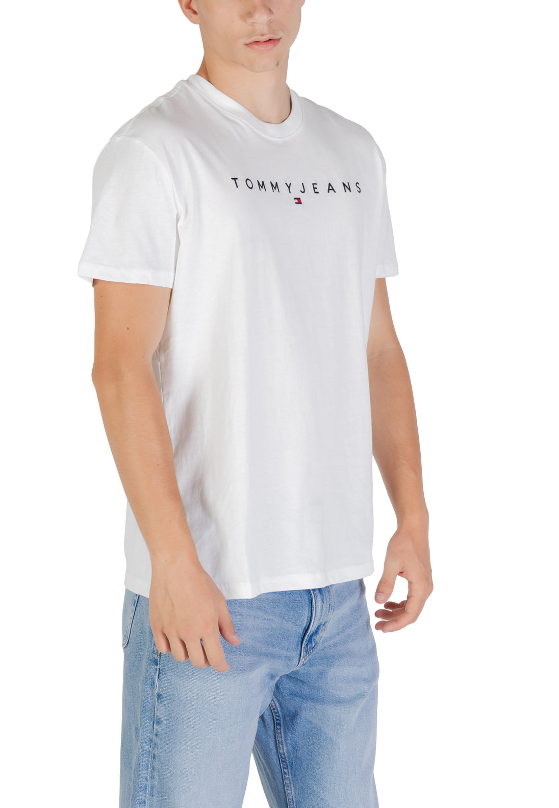 T-shirt Tommy Hilfiger Jeans couleur blanc — vue 3