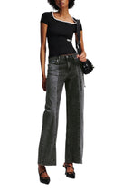 Jean Karl Lagerfeld Jeans couleur noir — vue 3