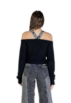 Pull Karl Lagerfeld Jeans couleur noir — vue 2