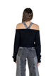 Pull Karl Lagerfeld Jeans couleur noir — vue 2