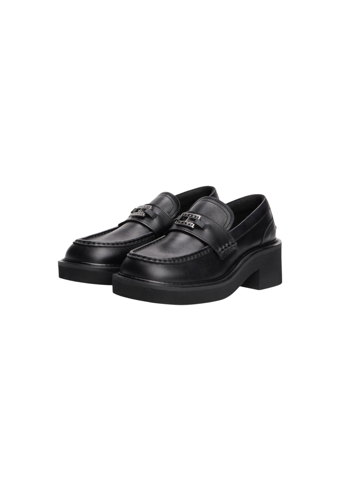 Mocassins Tommy Hilfiger Jeans couleur noir — vue 2