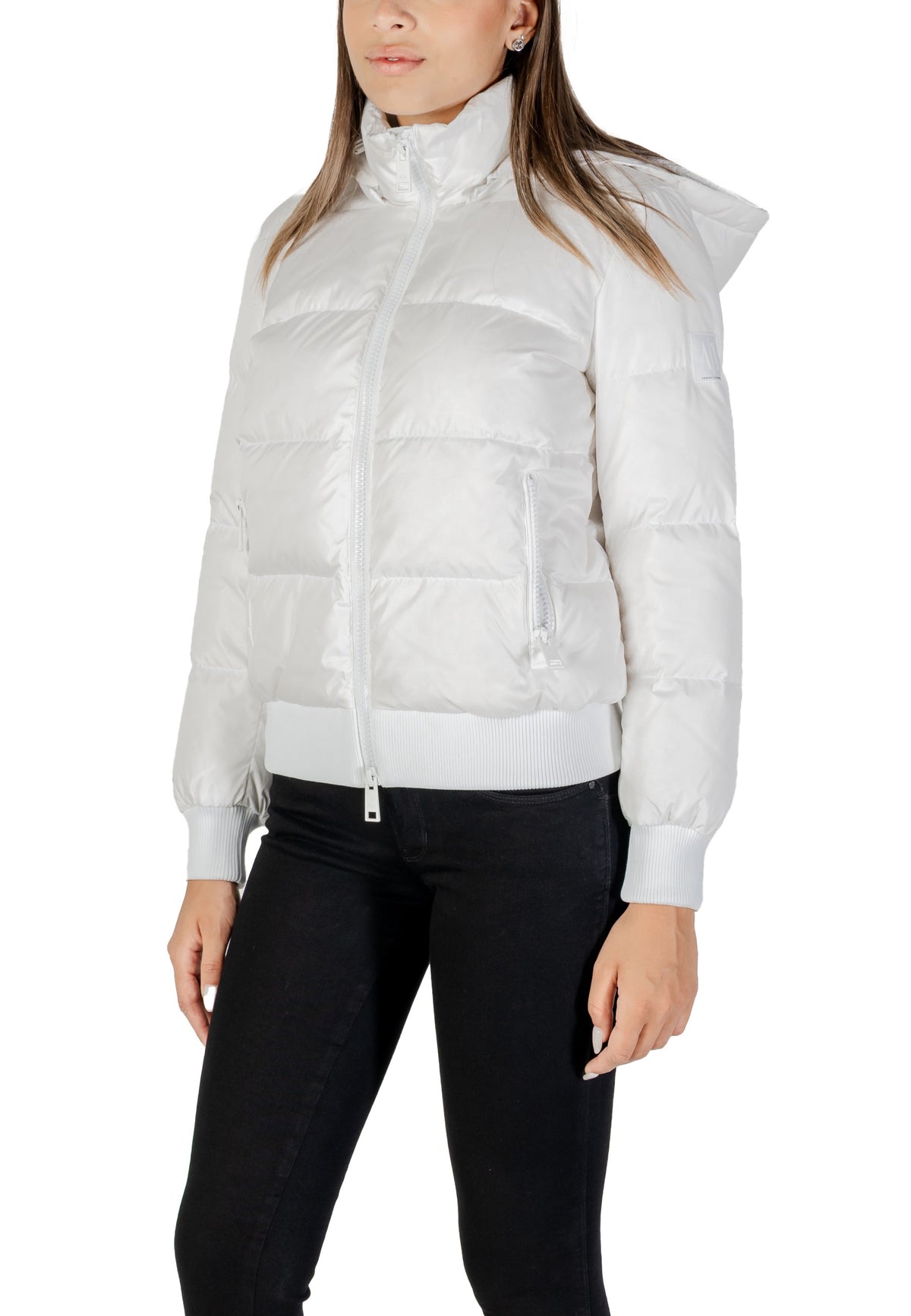 Veste Armani Exchange couleur blanc — vue 4
