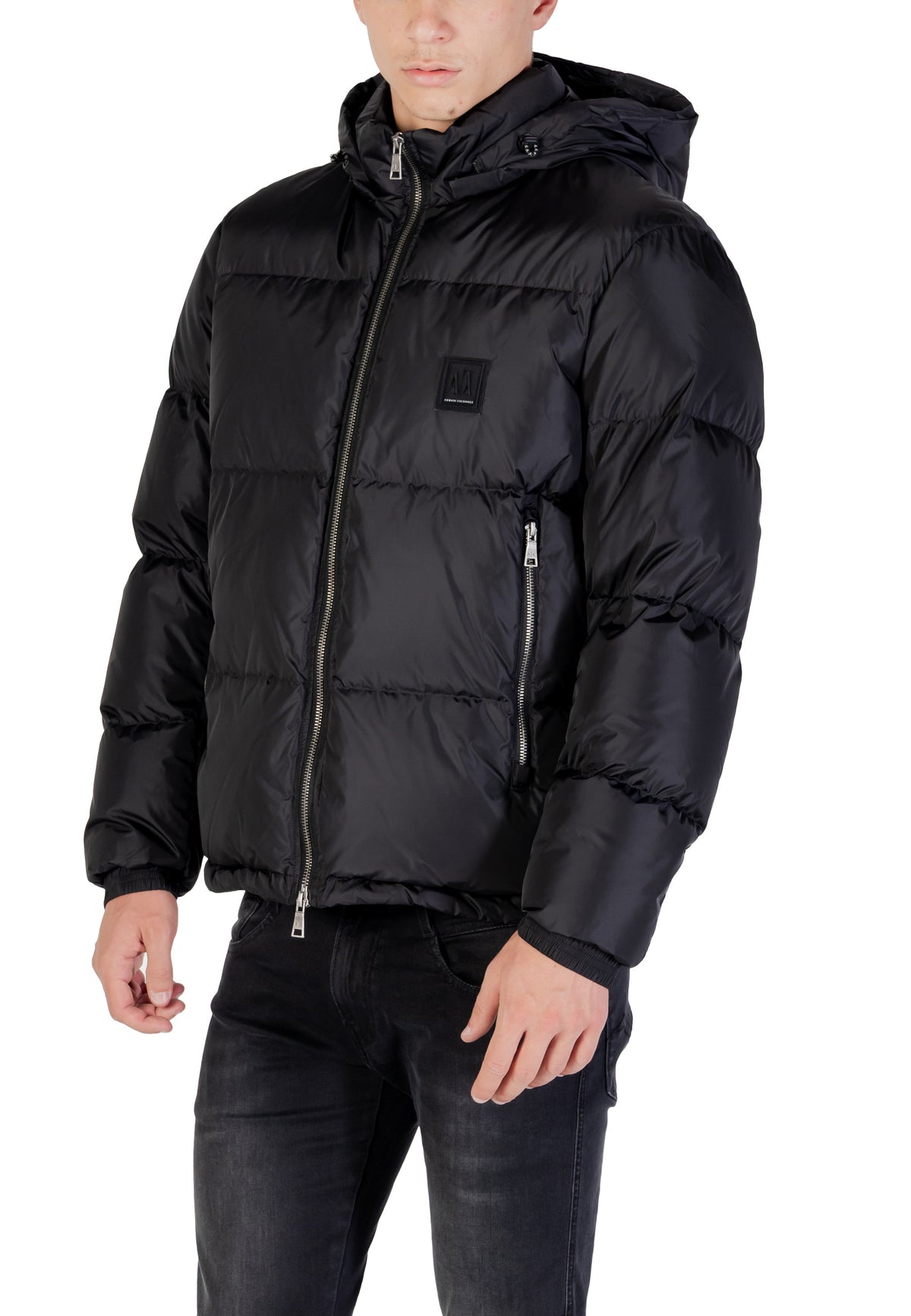 Veste Armani Exchange couleur noir — vue 4