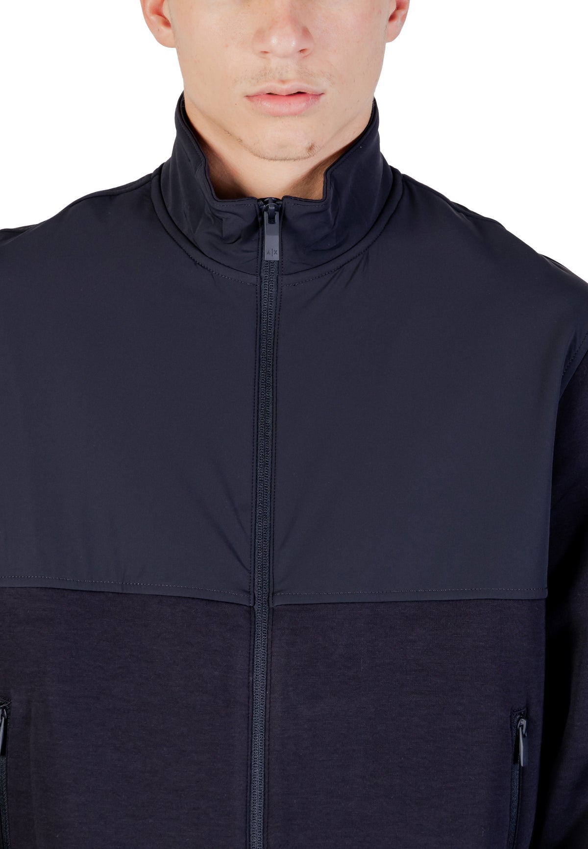 Veste Armani Exchange couleur bleu — vue 5