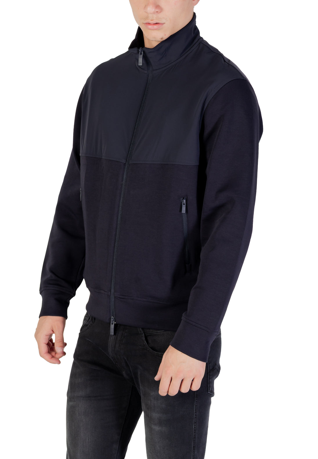 Veste Armani Exchange couleur bleu — vue 4