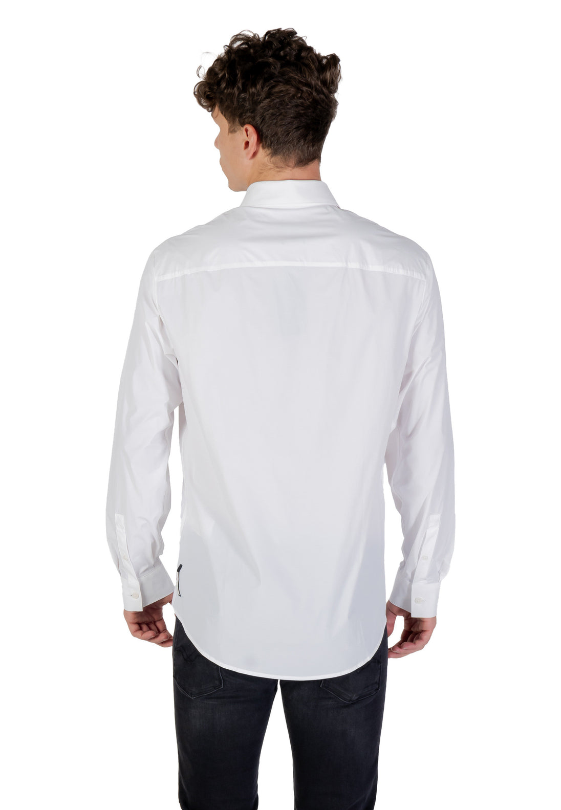 Chemise Armani Exchange couleur blanc — vue 2