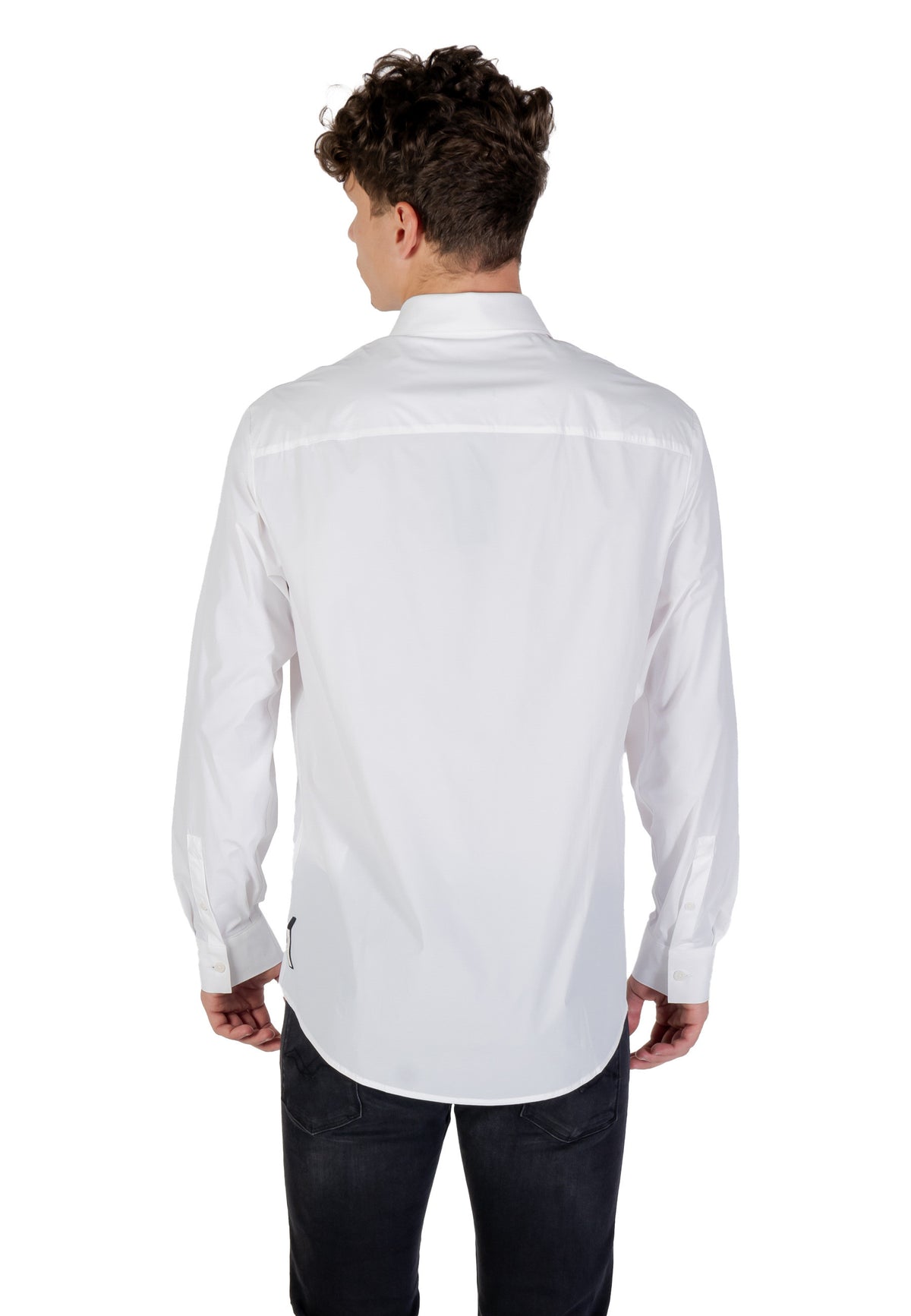 Chemise Armani Exchange couleur blanc — vue 2