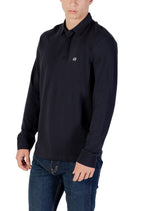 Polo Armani Exchange couleur bleu — vue 4