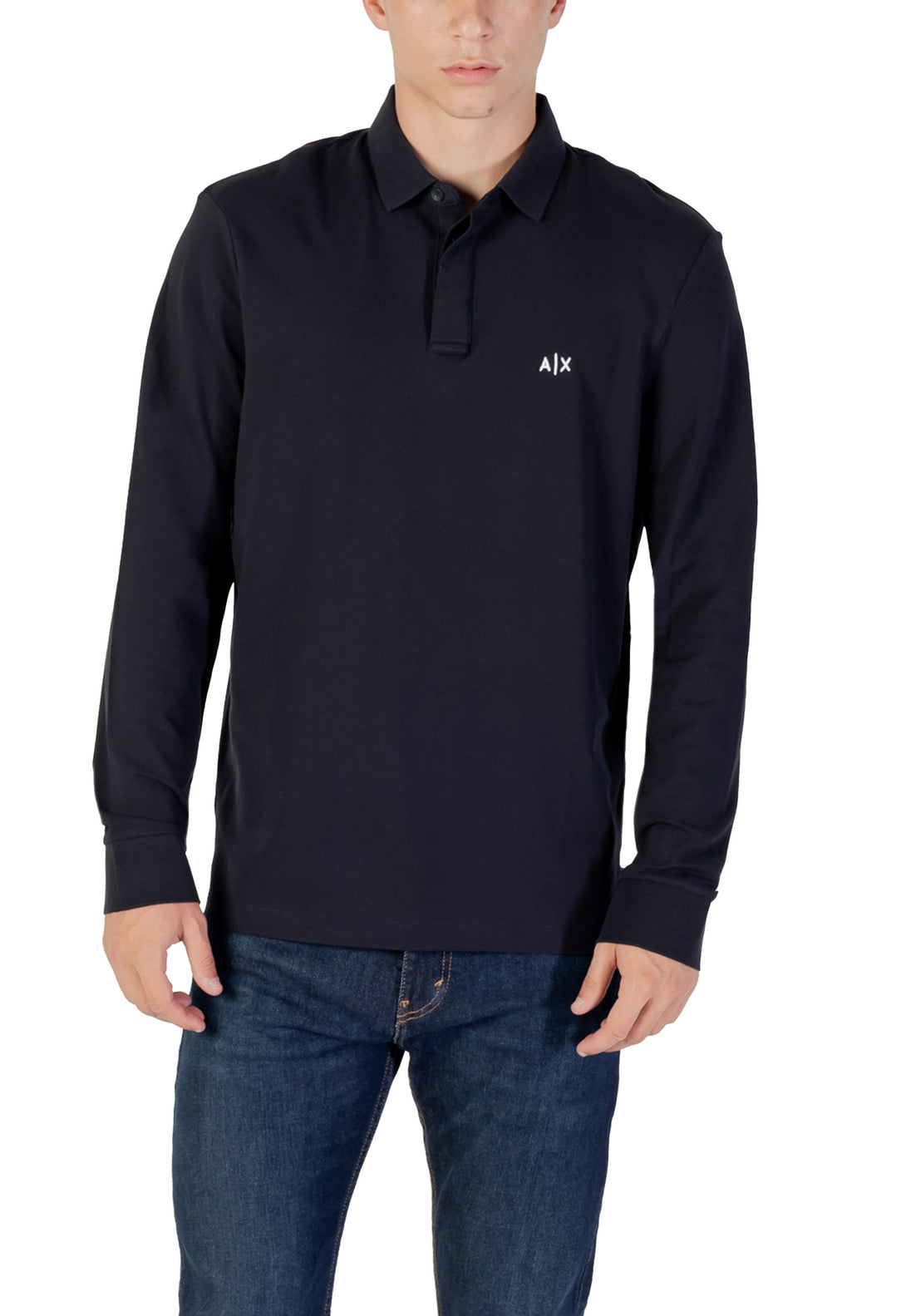 Polo Armani Exchange couleur bleu
