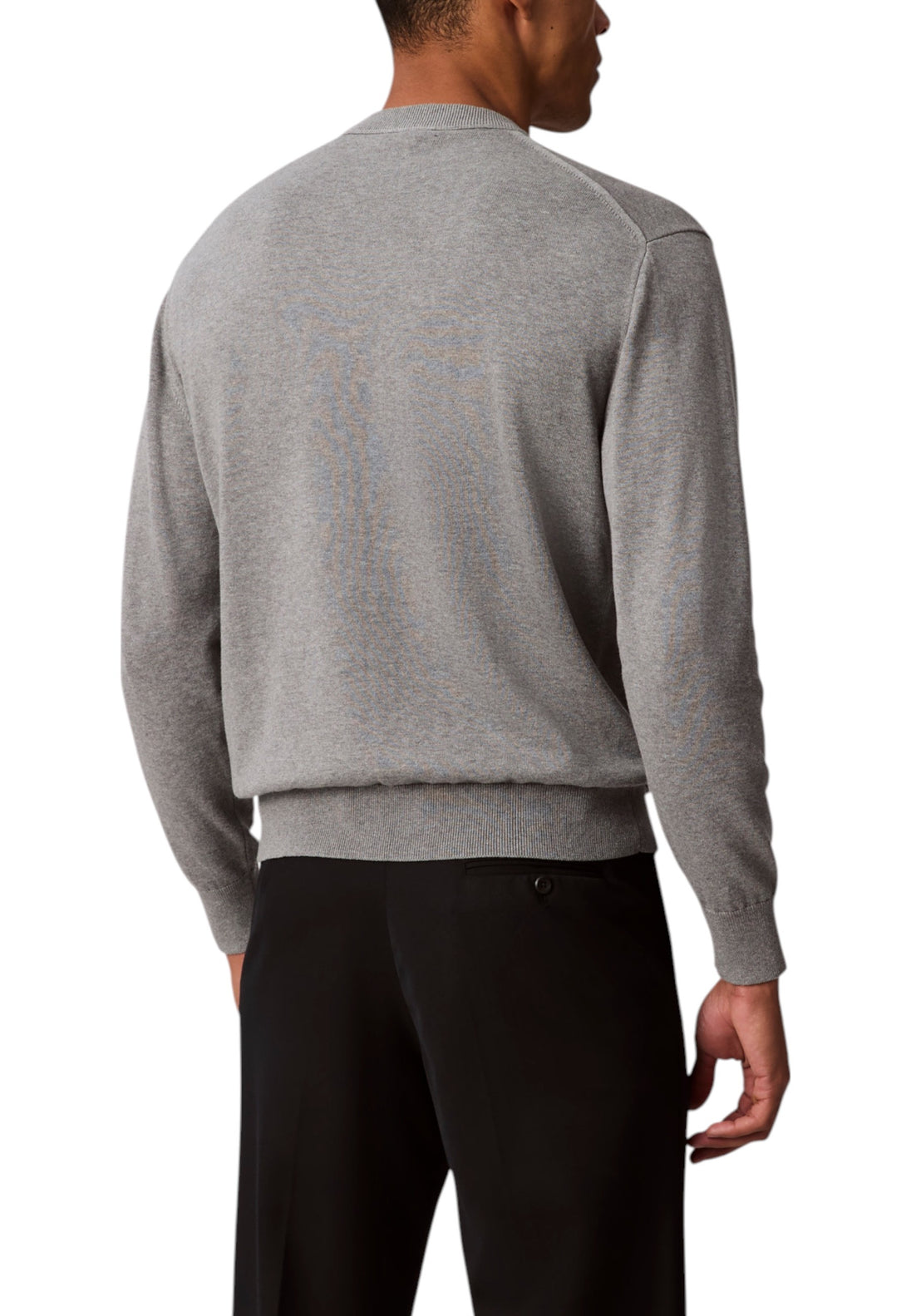 Pull Calvin Klein Jeans couleur gris — vue 2