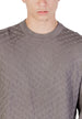 Pull Armani Exchange couleur gris — vue 5