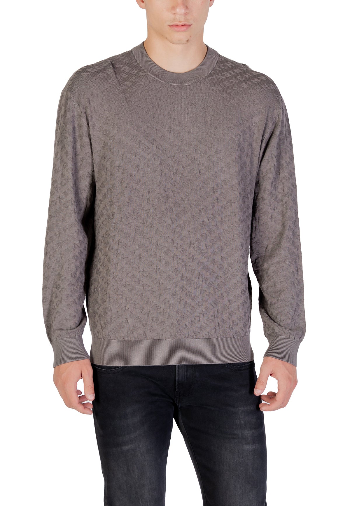 Pull Armani Exchange couleur gris