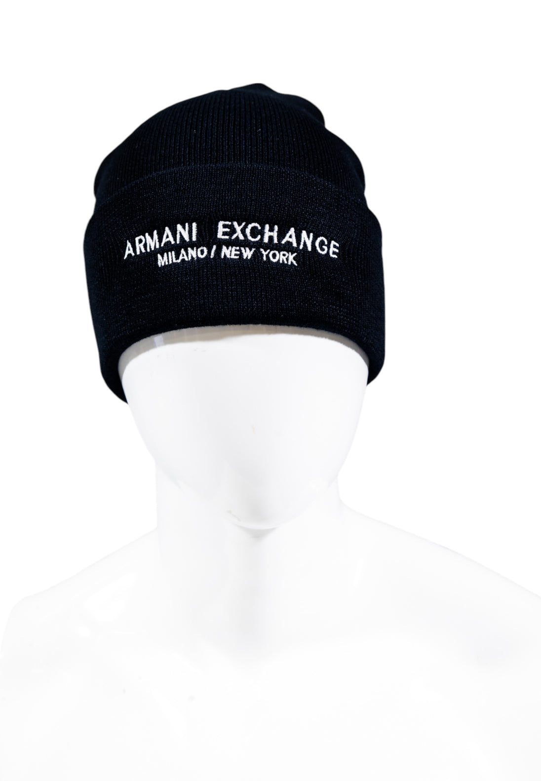Chapeau Armani Exchange couleur bleu — vue 4