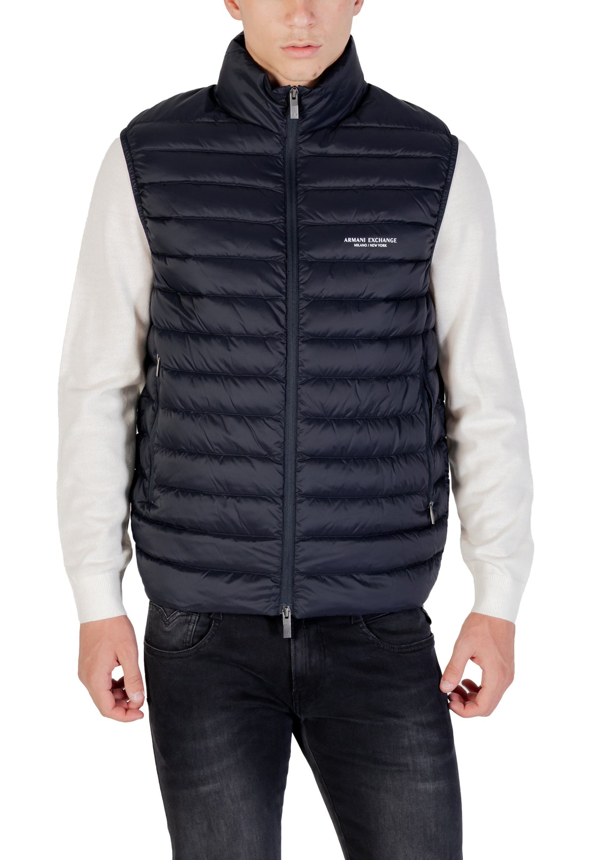 Gilet Armani Exchange couleur bleu