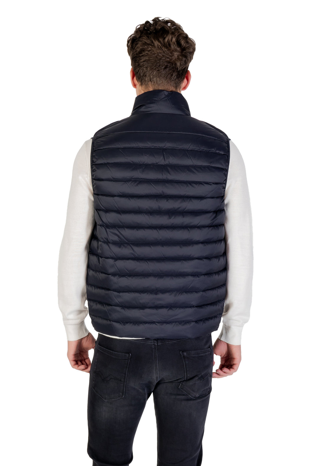 Gilet Armani Exchange couleur bleu — vue 2