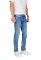 Jean Replay couleur bleu azur — vue 4