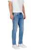 Jean Replay couleur bleu azur — vue 4