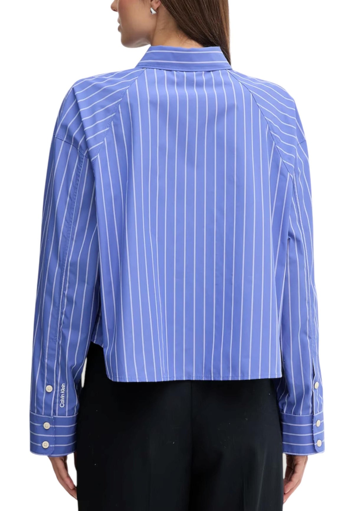 Chemise Calvin Klein Jeans couleur bleu — vue 2