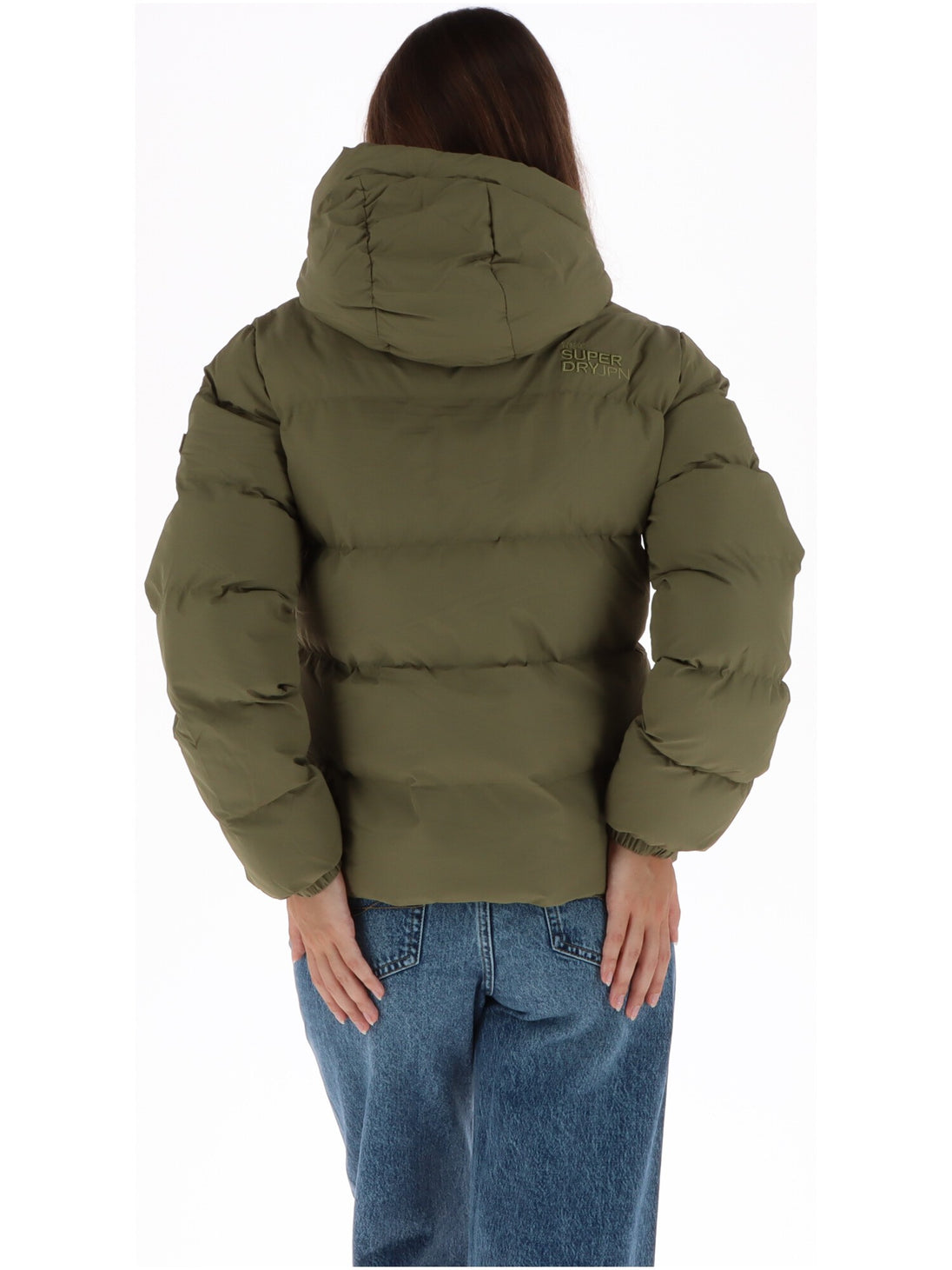 Veste Superdry couleur vert — vue 3