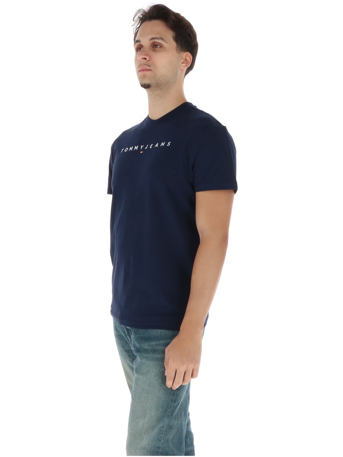 T-shirt Tommy Hilfiger Jeans couleur bleu — vue 3