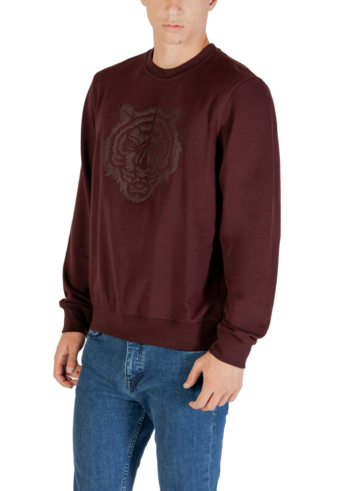Sweat Antony Morato couleur bordeaux — vue 4