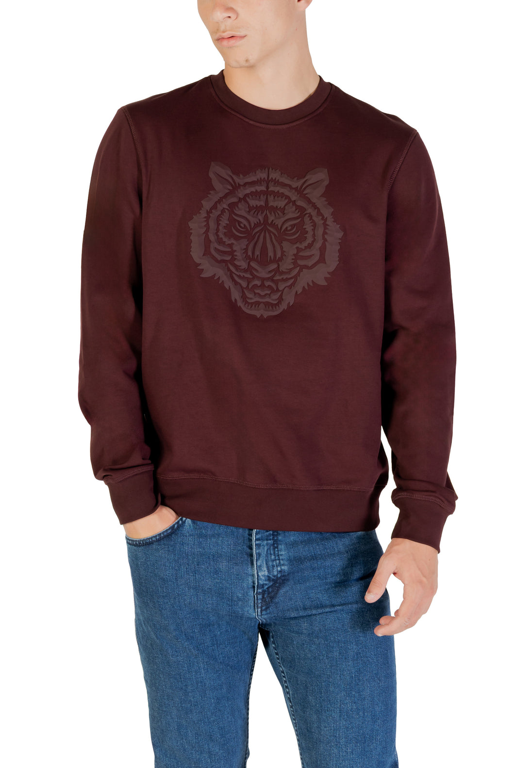 Sweat Antony Morato couleur bordeaux — vue 5