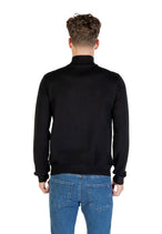 Pull Armani Exchange couleur noir — vue 2