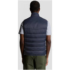 Gilet Lyle & Scott couleur bleu — vue 2
