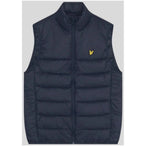 Gilet Lyle & Scott couleur bleu — vue 3