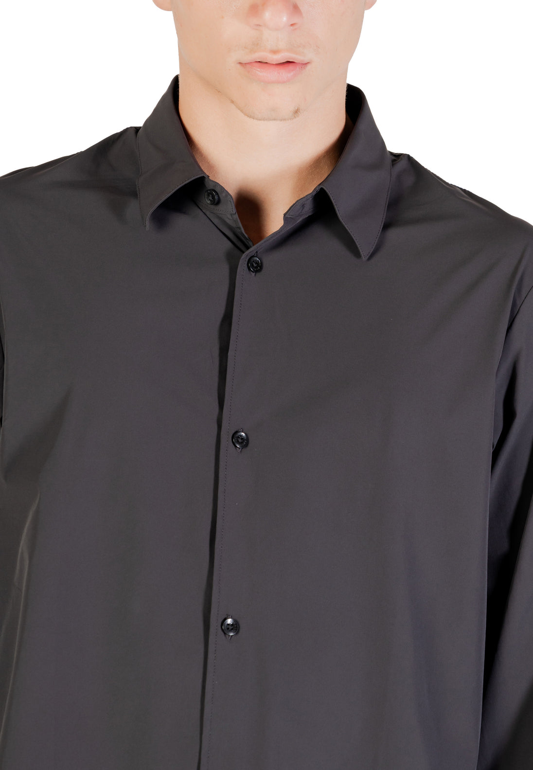 Chemise Armani Exchange couleur noir — vue 5